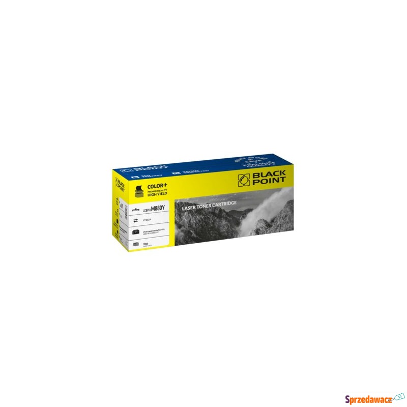 Toner BLACKPOINT LCBPHM880Y Żółty (Yellow) - Tusze, tonery - Starachowice