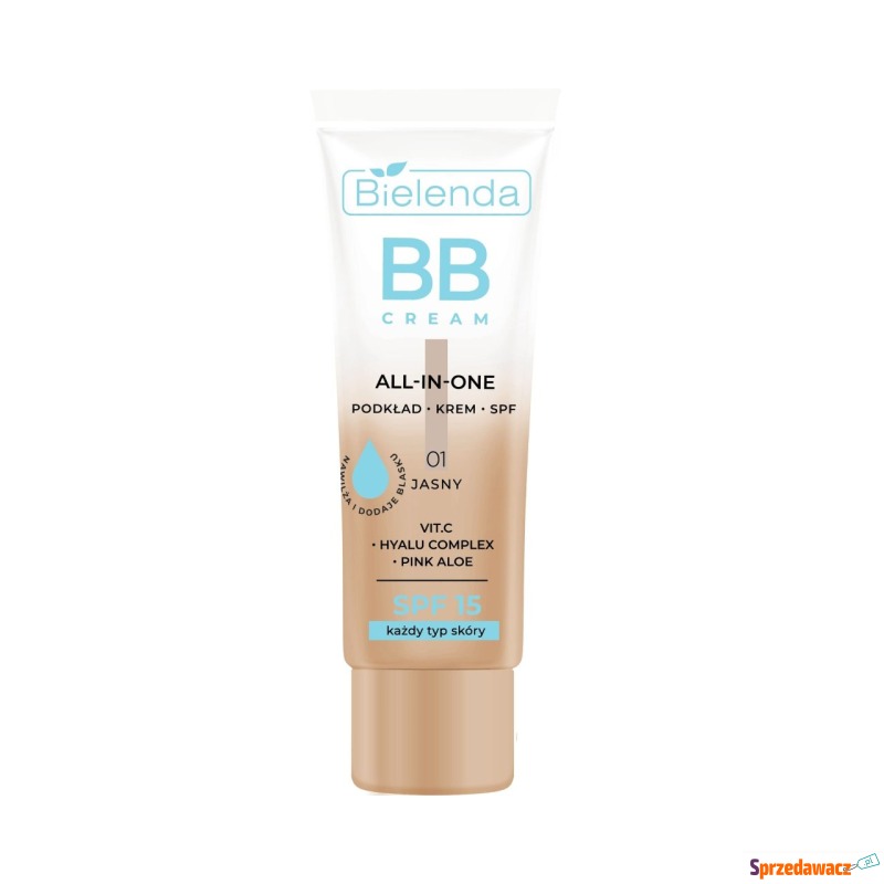 Bielenda  BB CREAM każdy typ skóry odcień 01 jasny - Pielęgnacja twarzy, szyji - Bielsko-Biała