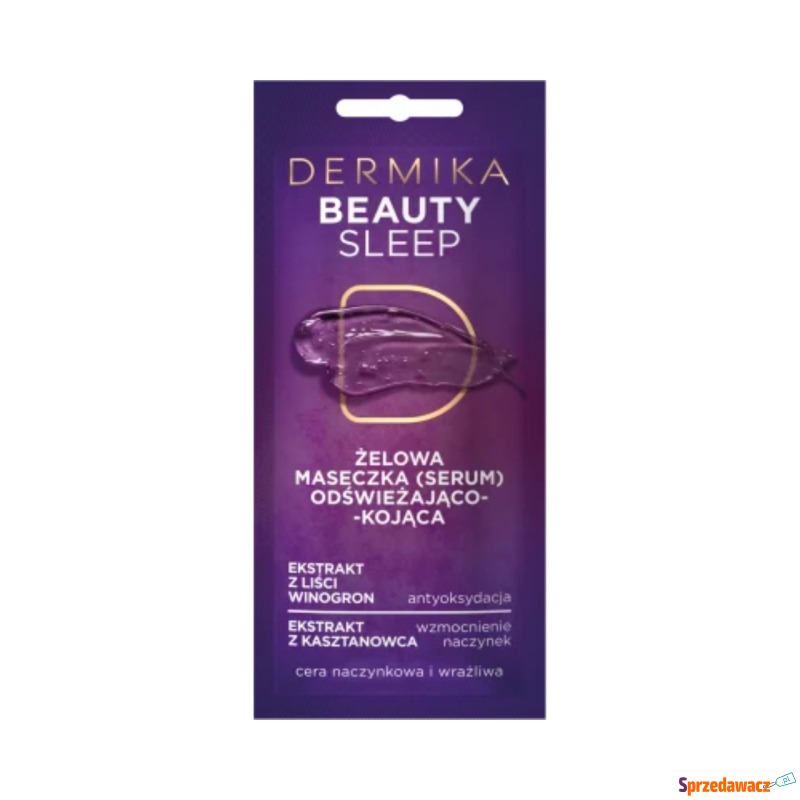 Dermika Beauty sleep - żelowa maseczka odświe... - Pielęgnacja twarzy, szyji - Rzeszów