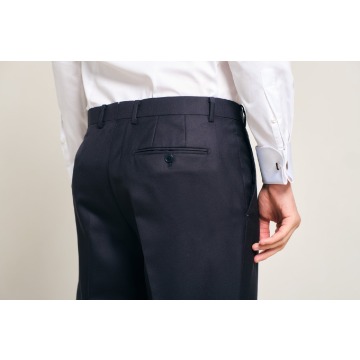 Klasyczne, spodnie garniturowe grantowe ASTON 56