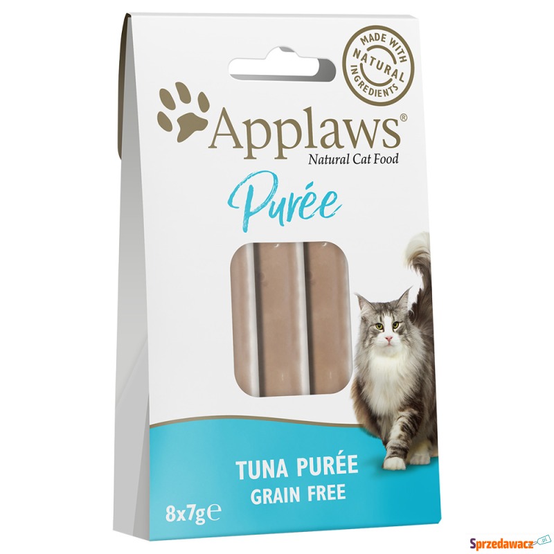 Applaws Puree - Tuńczyk, 8 x 7 g - Przysmaki dla kotów - Włocławek