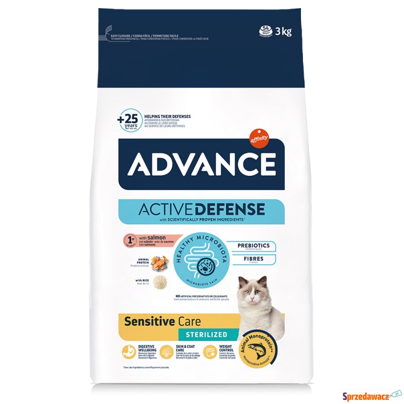 Advance Cat Sterilized Sensitive - 3 kg - Karmy dla kotów - Suwałki