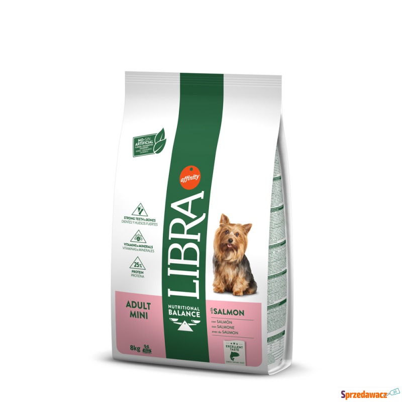 Libra Dog Mini, łosoś - 2 x 8 kg - Karmy dla psów - Gdynia