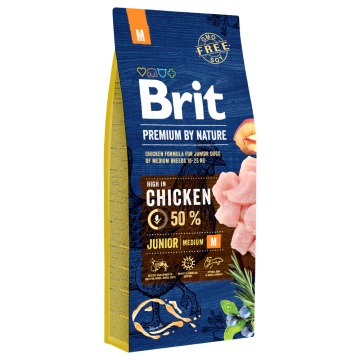 Brit Premium by Nature Junior M - 2 x 15 kg