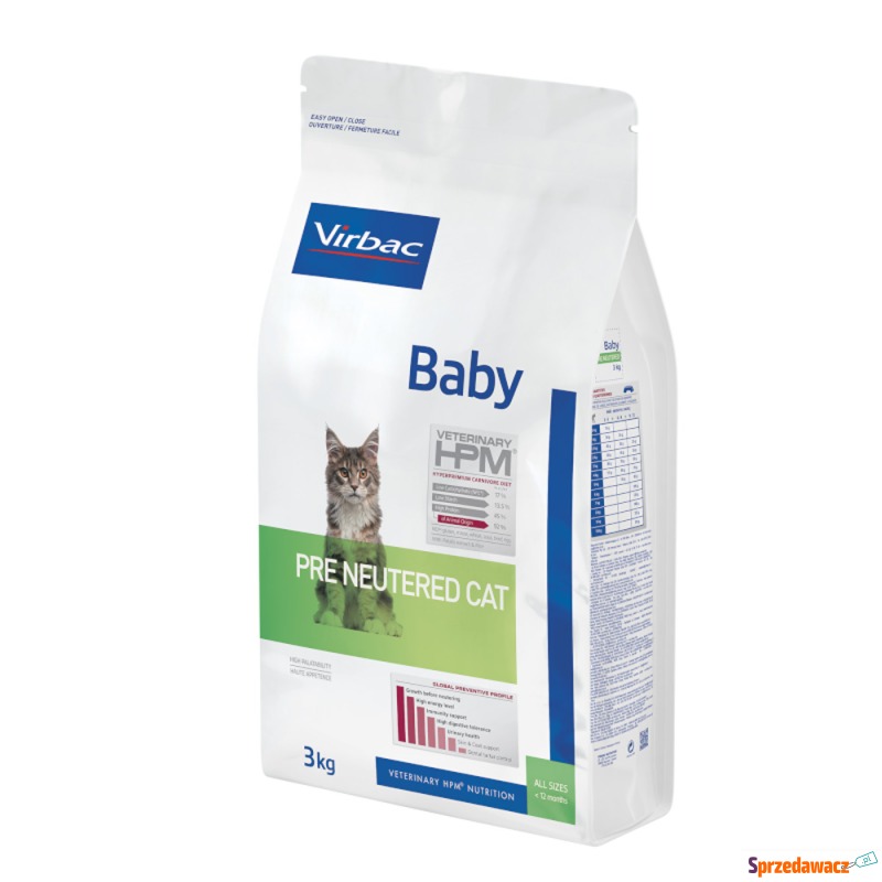 Virbac Veterinary HPM Baby Pre-Neutered Cat, dla... - Karmy dla kotów - Częstochowa