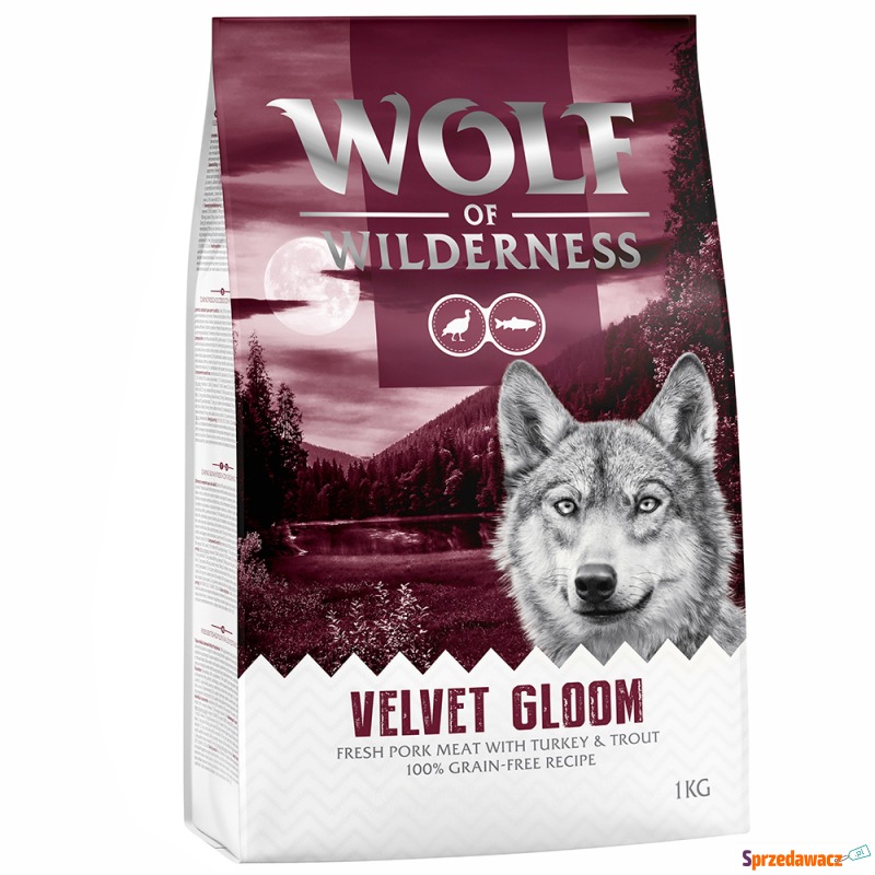 Wolf of Wilderness "Velvet Gloom", indyk i pstrąg... - Karmy dla psów - Bydgoszcz