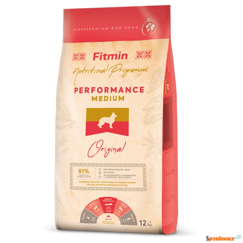 Fitmin Program Medium Performance - 2 x 12 kg - Karmy dla psów - Dąbrowa Górnicza
