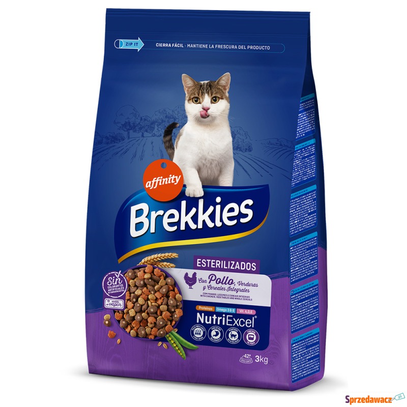 Brekkies Sterilized - 4 x 3 kg - Karmy dla kotów - Kielce