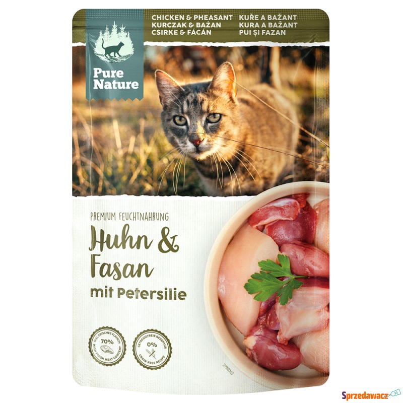 Pure Nature Feline, 12 x 85 g - Kurczak i bażant - Karmy dla kotów - Chorzów