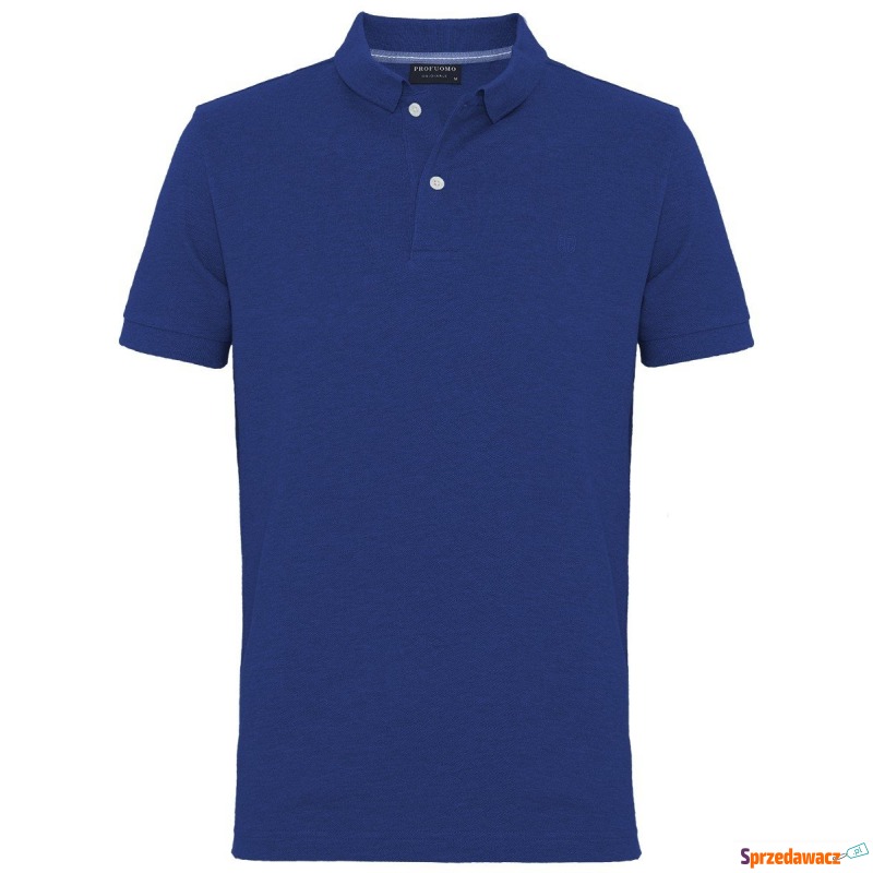Męska niebieska koszulka polo Profuomo M - Koszule męskie - Mrągowo