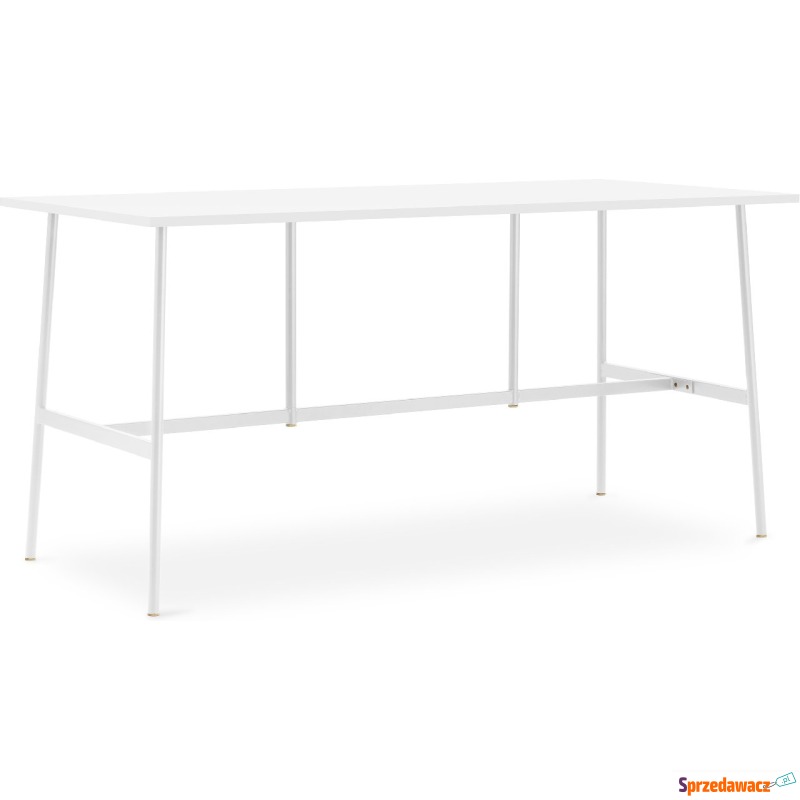 Stół barowy Union 90 x 190 cm biały - Stoły kuchenne - Lębork