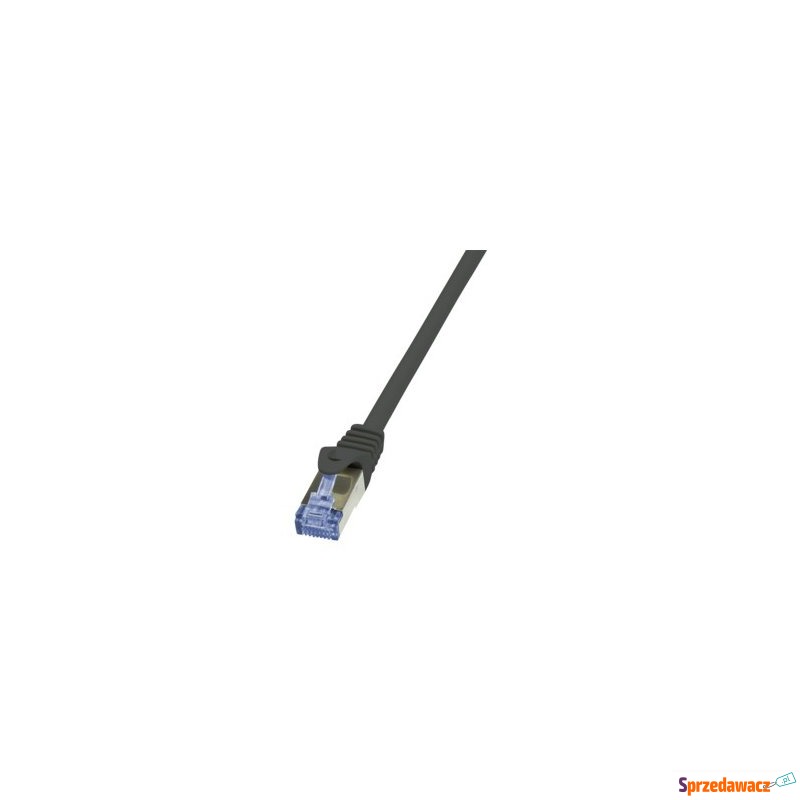 Patchcord LogiLink CQ3033S Cat.6A S/FTP 1m czarny - Kable pozostałe - Tarnowskie Góry