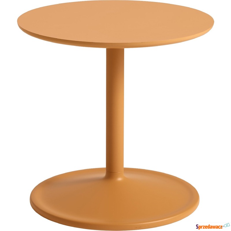 Stolik boczny Soft 41 x 40 cm pomarańczowy la... - Stoły, stoliki, ławy - Bytom