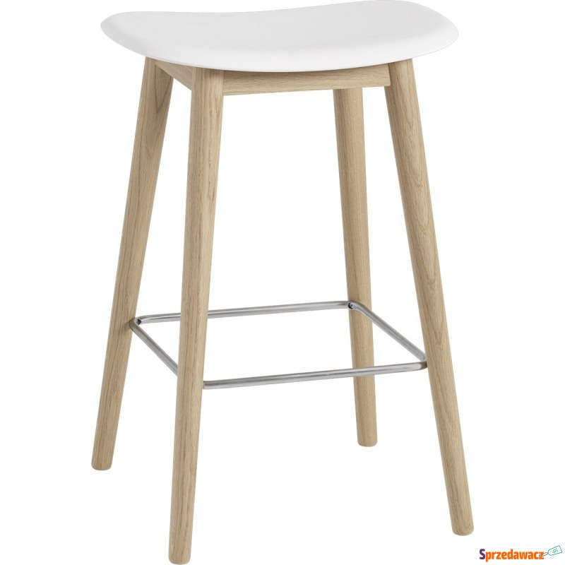 Stołek Fiber 65 cm biały - Taborety, stołki, hokery - Włocławek
