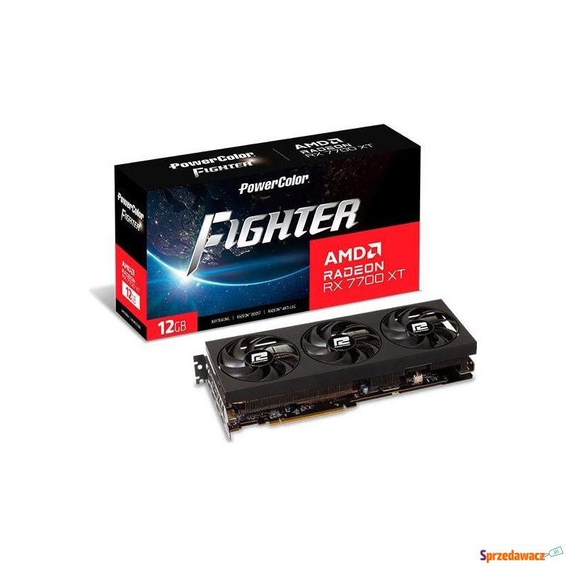 PowerColor Radeon RX 7700 XT Fighter 12GB GDDR6 - Karty graficzne - Przemyśl