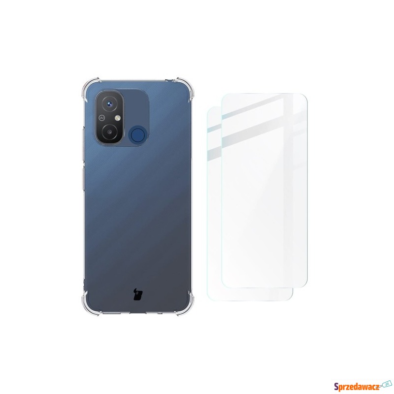 Etui + 2x szkło Bizon Case Clear Pack do Xiaomi... - Etui na telefon - Częstochowa