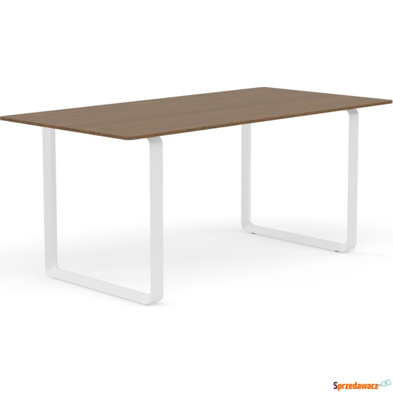 Stół Muuto 170 x 85 cm ciemny dąb nogi białe - Stoły kuchenne - Konin