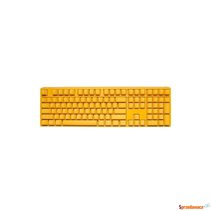Żółta klawiatura gamingowa Ducky One 3, RGB LED... - Klawiatury - Dąbrowa Górnicza