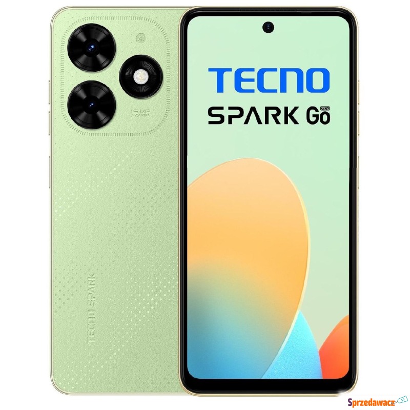Smartfon TECNO SPARK Go 2024 4/128GB Magic Skin... - Telefony komórkowe - Wrocław