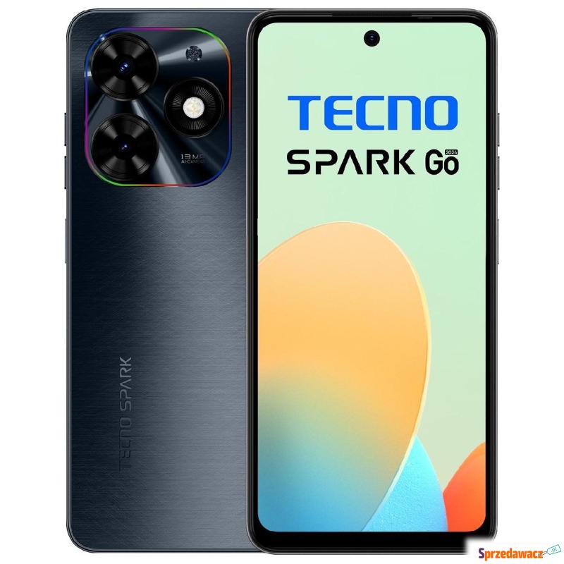 Smartfon TECNO SPARK Go 2024 4/64GB Gravity Black - Telefony komórkowe - Zielona Góra