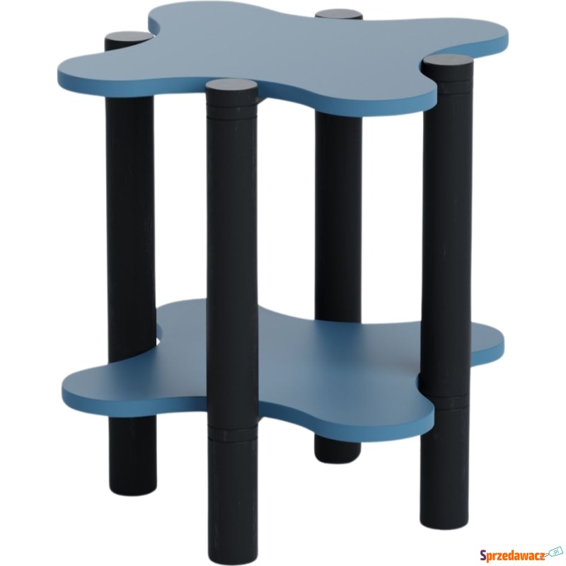 Stolik Savia S niebieski nogi czarne - Stoły, stoliki, ławy - Inowrocław