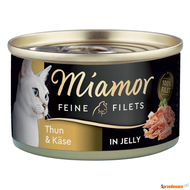 Miamor Feine Filets w puszkach, 6 x 100 g - T... - Karmy dla kotów - Ciechanów