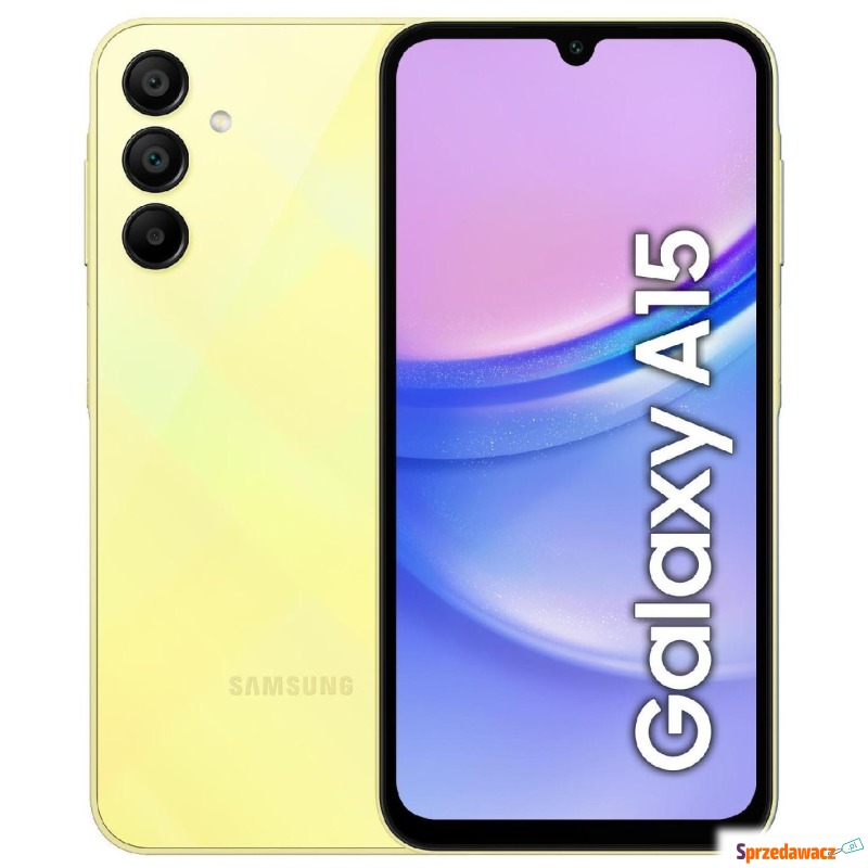 Smartfon Samsung Galaxy A15 128GB Dual SIM żó... - Telefony komórkowe - Opole