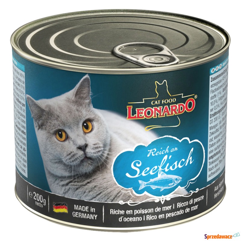Megapakiet Leonardo All Meat, 24 x 200 g - Ryba... - Karmy dla kotów - Łódź