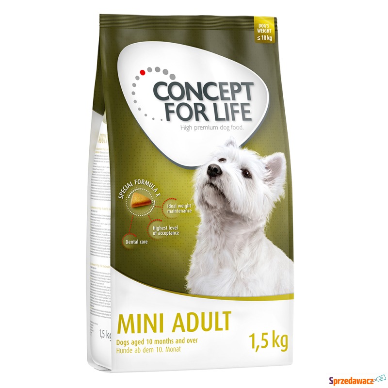 Concept for Life Mini Adult - 1,5 kg - Karmy dla psów - Zamość