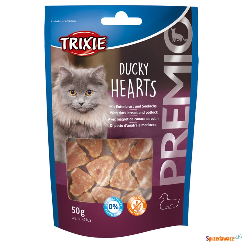 Trixie PREMIO Ducky Hearts - 50 g - Przysmaki dla kotów - Radom