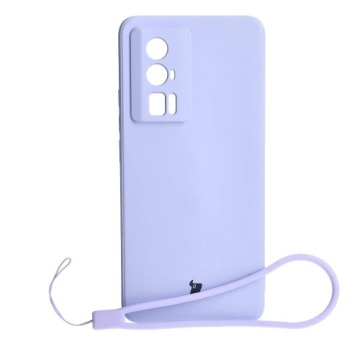 Etui Bizon Case Silicone Sq do Xiaomi Poco F5 Pro, jasnofioletowe