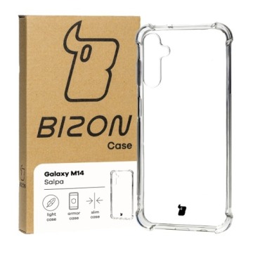 Elastyczne etui Bizon Case Salpa do Galaxy M14 5G, przezroczyste