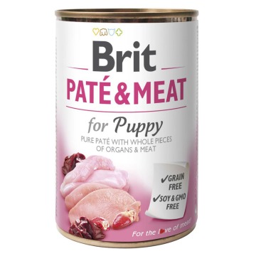Brit Paté & Meat, 6 x 400 g - Puppy