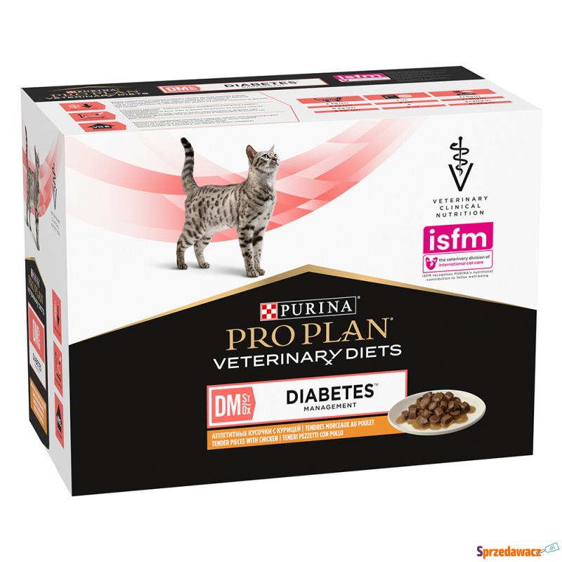 PURINA PRO PLAN Veterinary Diets Feline DM ST/OX... - Karmy dla kotów - Sopot