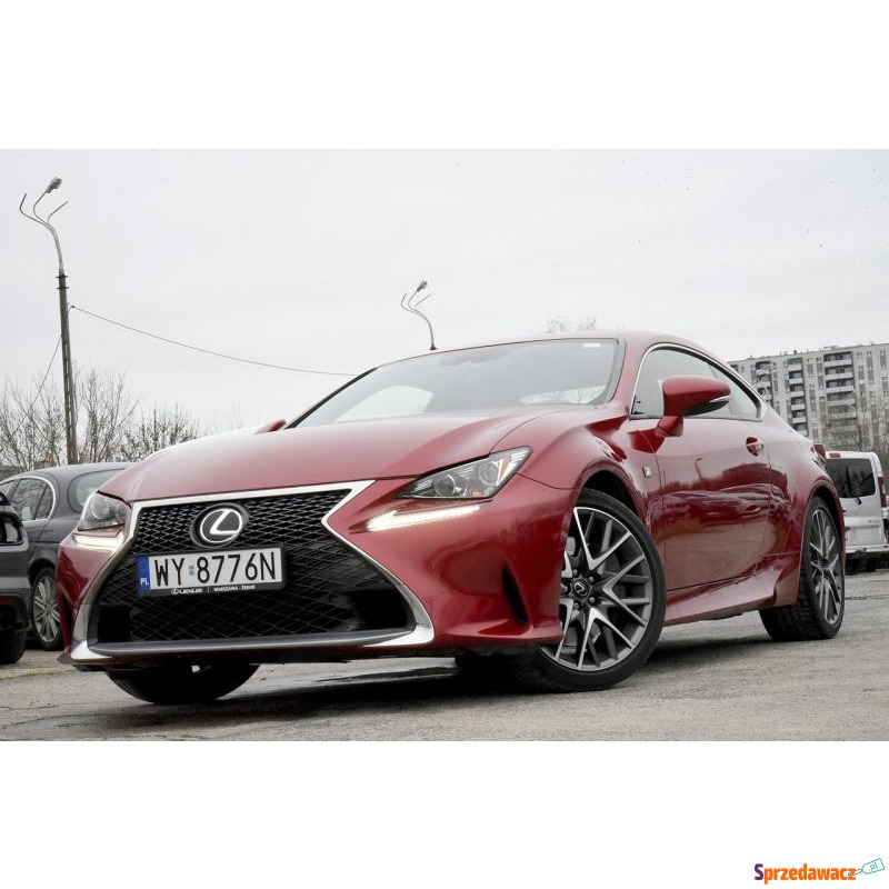 Lexus RC 2018 prod. 2.0 245KM F-Sport*Skóra*A... - Samochody osobowe - Warszawa