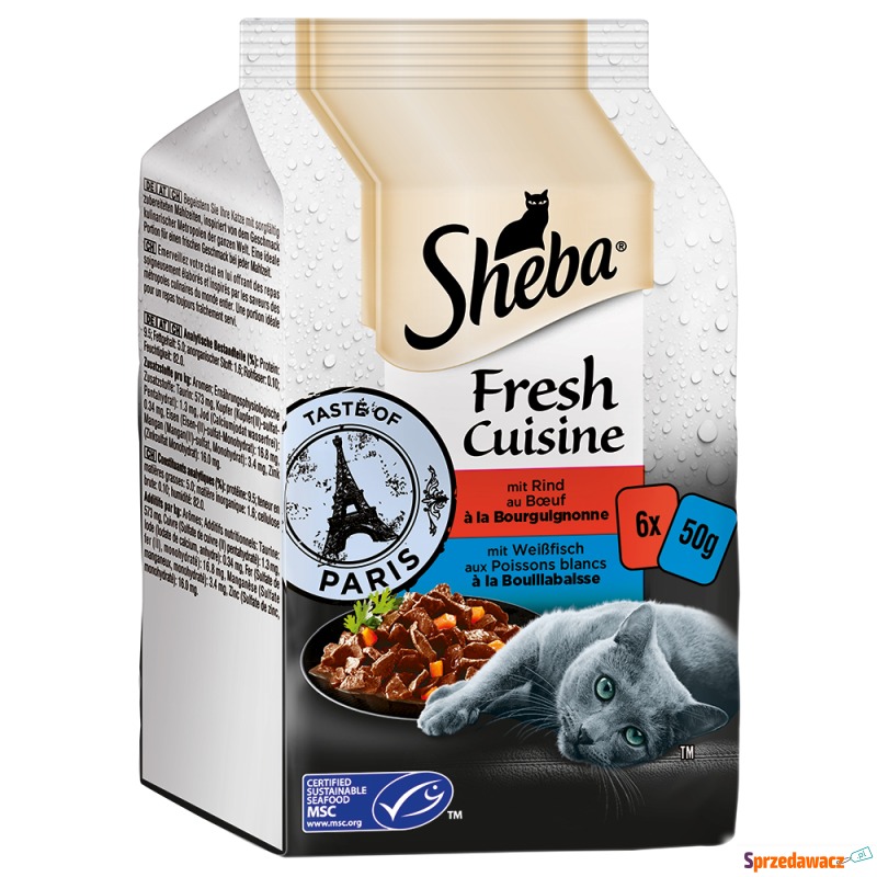 Pakiet Sheba Fresh Cuisine Taste of Paris (MSC),... - Karmy dla kotów - Bytom