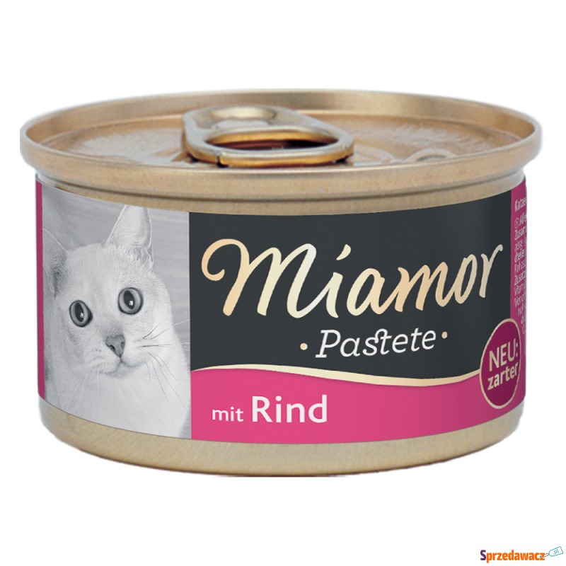 Megapakiet Miamor Pastete, 24 x 85 g - Wołowina - Karmy dla kotów - Piekary Śląskie