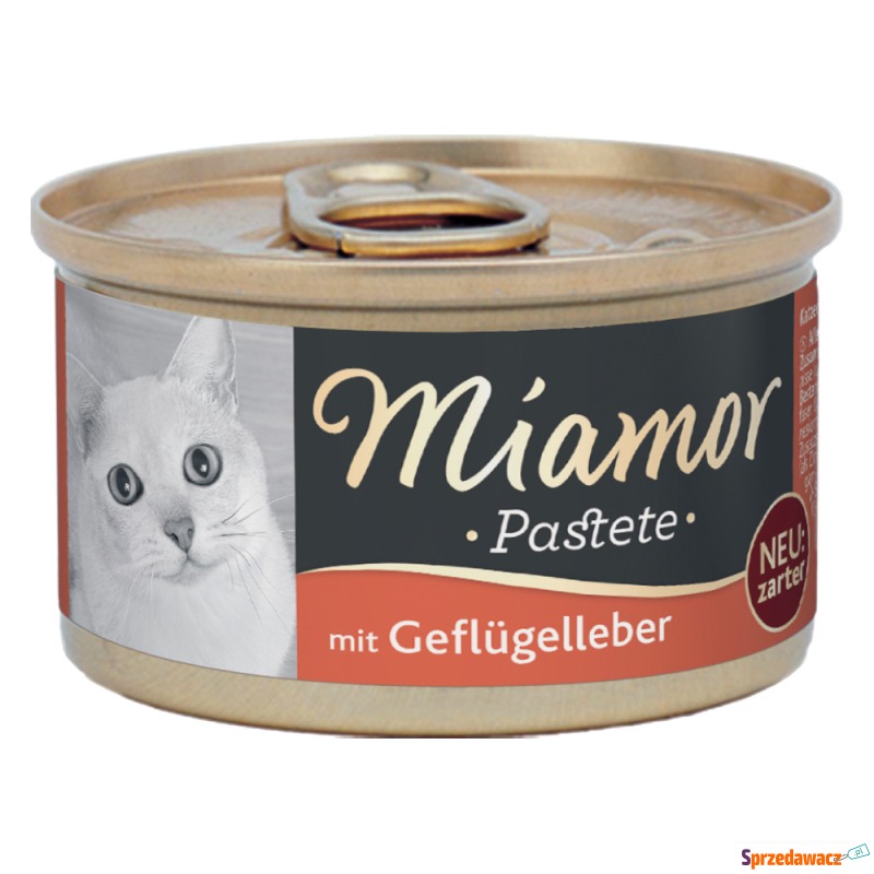Megapakiet Miamor Pastete, 24 x 85 g - Wątróbka... - Karmy dla kotów - Łódź
