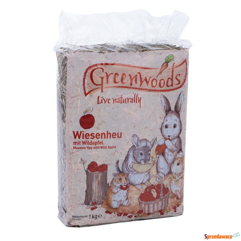 Greenwoods Siano łąkowe, 1 kg - Dzikie jabłko,... - Akcesoria - Wieluń