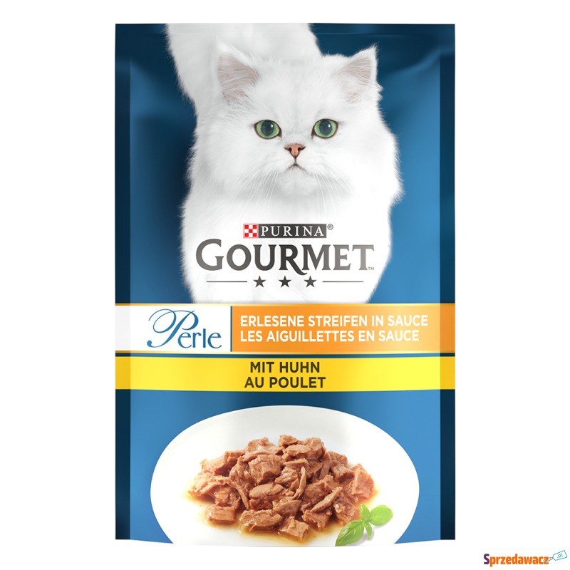 Gourmet Perle, w sosie, 26 x 85 g - Kurczak - Karmy dla kotów - Koszalin