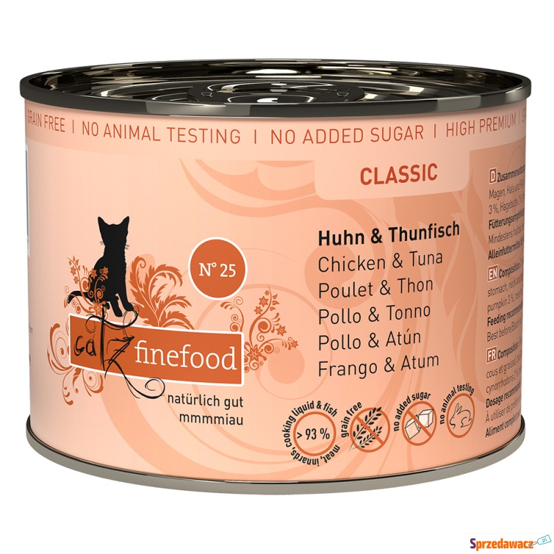 catz finefood w puszce, 6 x 200 g - Kurczak z... - Karmy dla kotów - Łódź