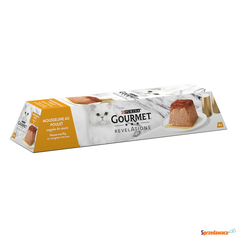 Gourmet Revelations Mus, 4 x 57 g - Kurczak - Karmy dla kotów - Włocławek