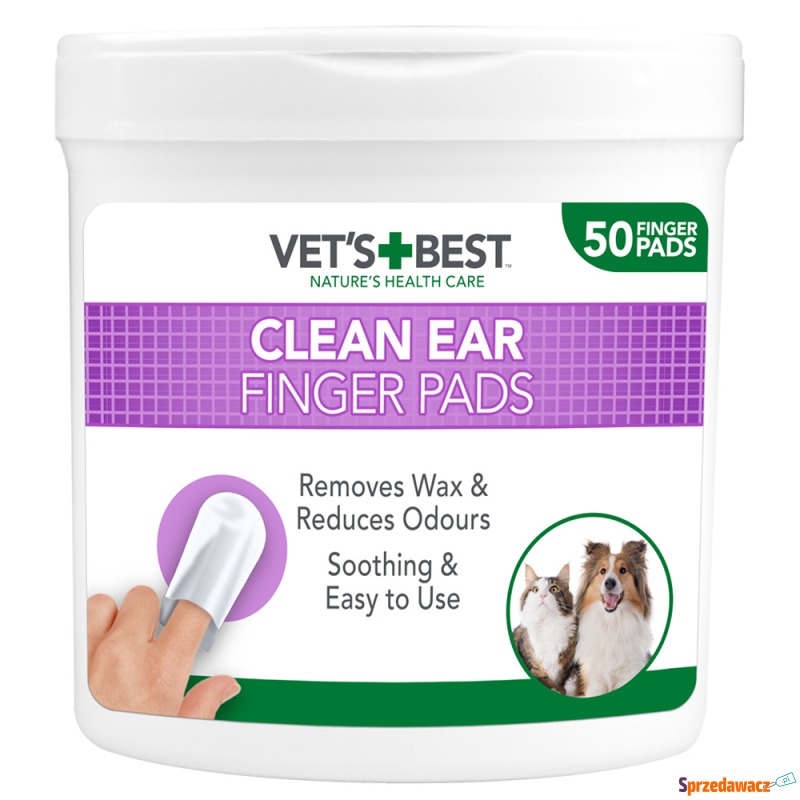 Vet's Best® Clean, płatki do czyszczenia uszu... - Akcesoria dla psów - Gostyń