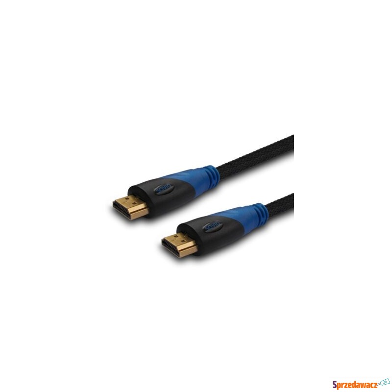 Kabel HDMI Savio CL-02 1.5m Czarno-niebieski - Kable video - Nysa