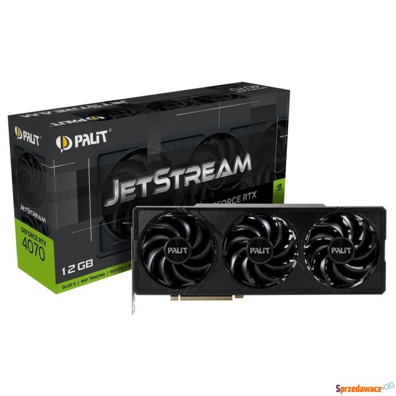 Palit GeForce RTX 4070 JetStream 12GB GDDR6X DLSS... - Karty graficzne - Grudziądz