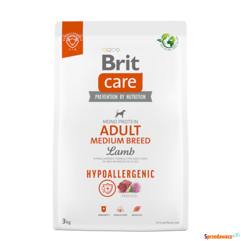 Brit Care Dog Hypoallergenic Adult Medium Breed,... - Karmy dla psów - Suwałki