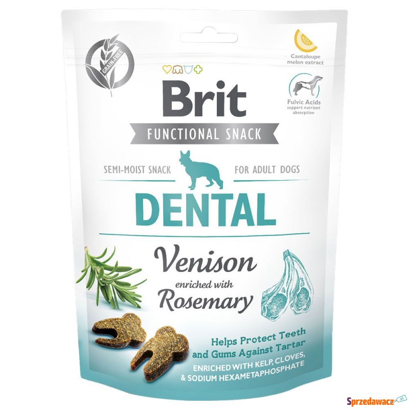 Brit Care Dog Functional Dental Snack, jeleń -... - Przysmaki dla psów - Łódź