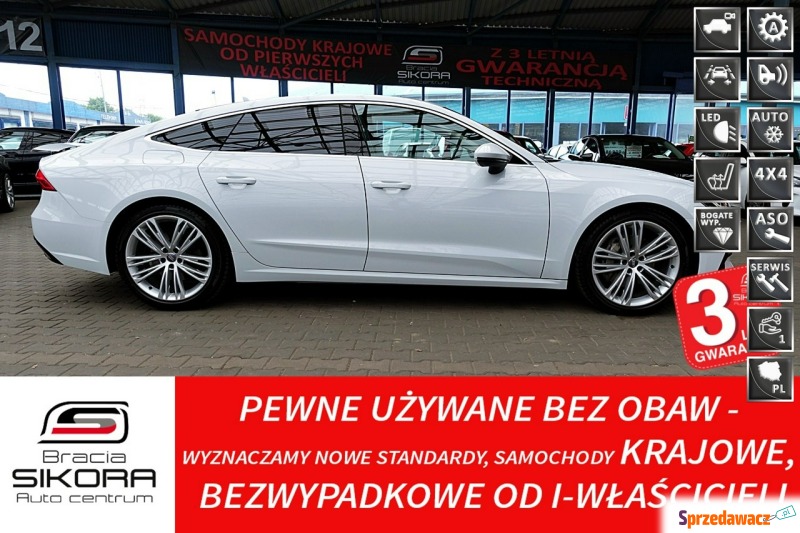 Audi A7  Liftback 2018,  3.0 diesel - Na sprzedaż za 249 900 zł - Mysłowice