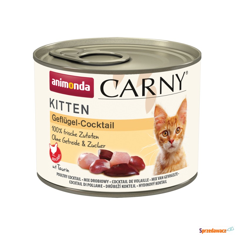 Korzystny pakiet animonda Carny Kitten, 12 x 200... - Karmy dla kotów - Mysłowice