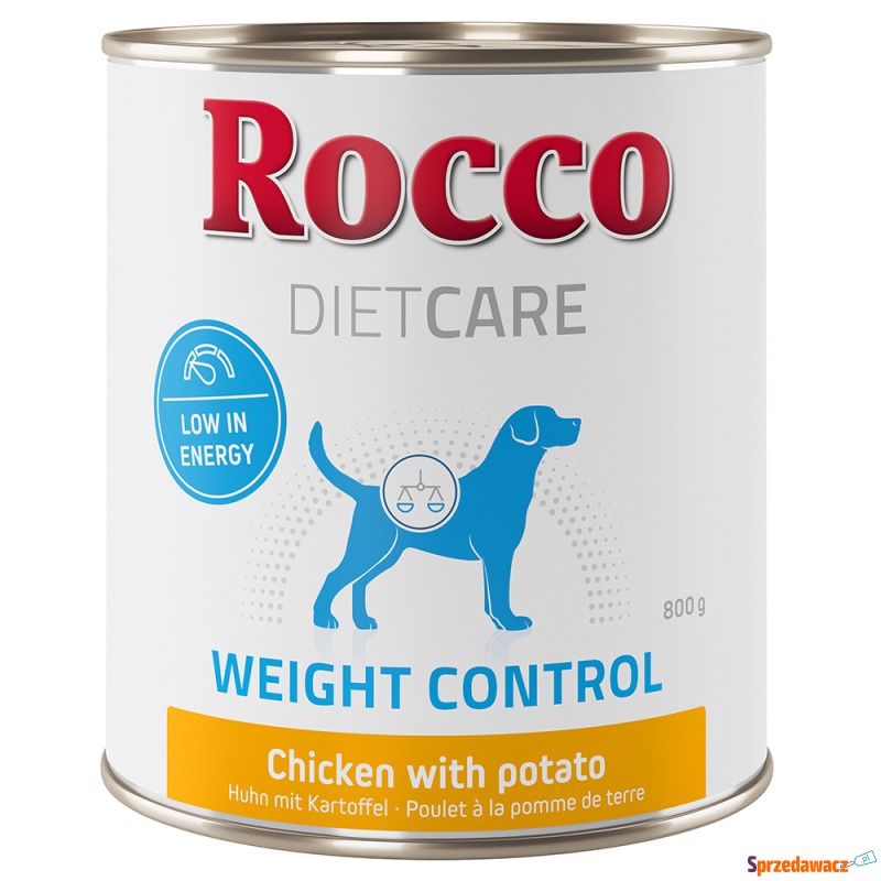 Rocco Diet Care Weight Control, kurczak z zie... - Karmy dla psów - Kraśnik